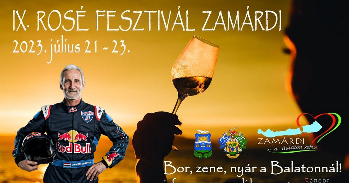 IX Rosé fesztivál Besenyei Péter