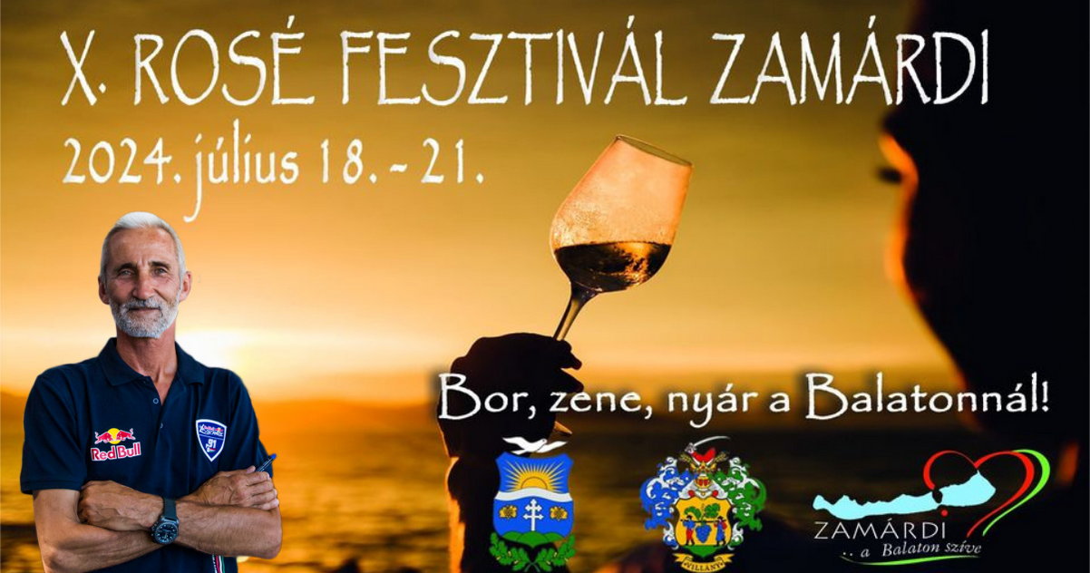 Rosé fesztivál 2024 Besenyei Péter