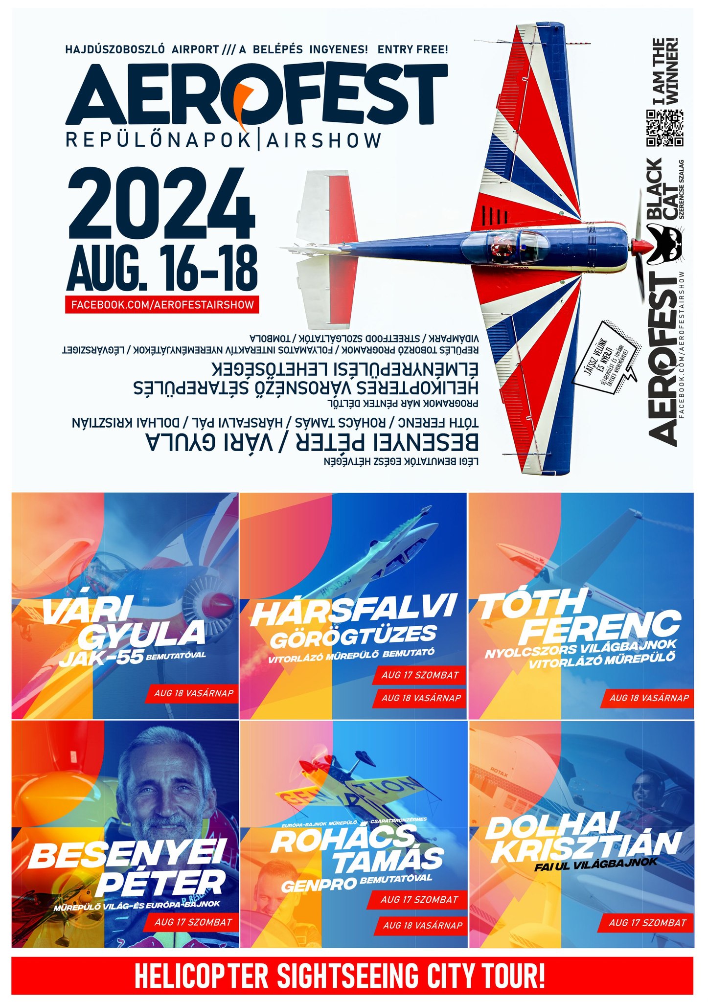 AeroFest Airshow Hajdúszoboszló 2024 Besenyei Péter