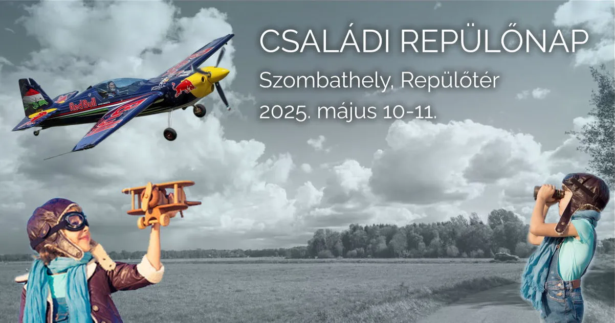 Családi repülőnap Szombathely 2025 Besenyei Péter