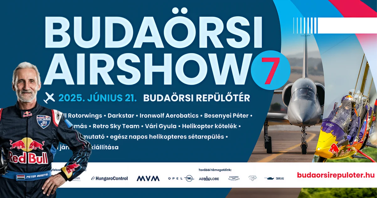 Budaőrsi repülőnap 2025 Besenyei Péter