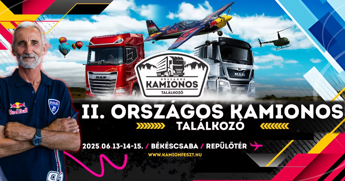 I. Országos Kamionos Találkozó és Fesztivál 2025 Besenyei Péter