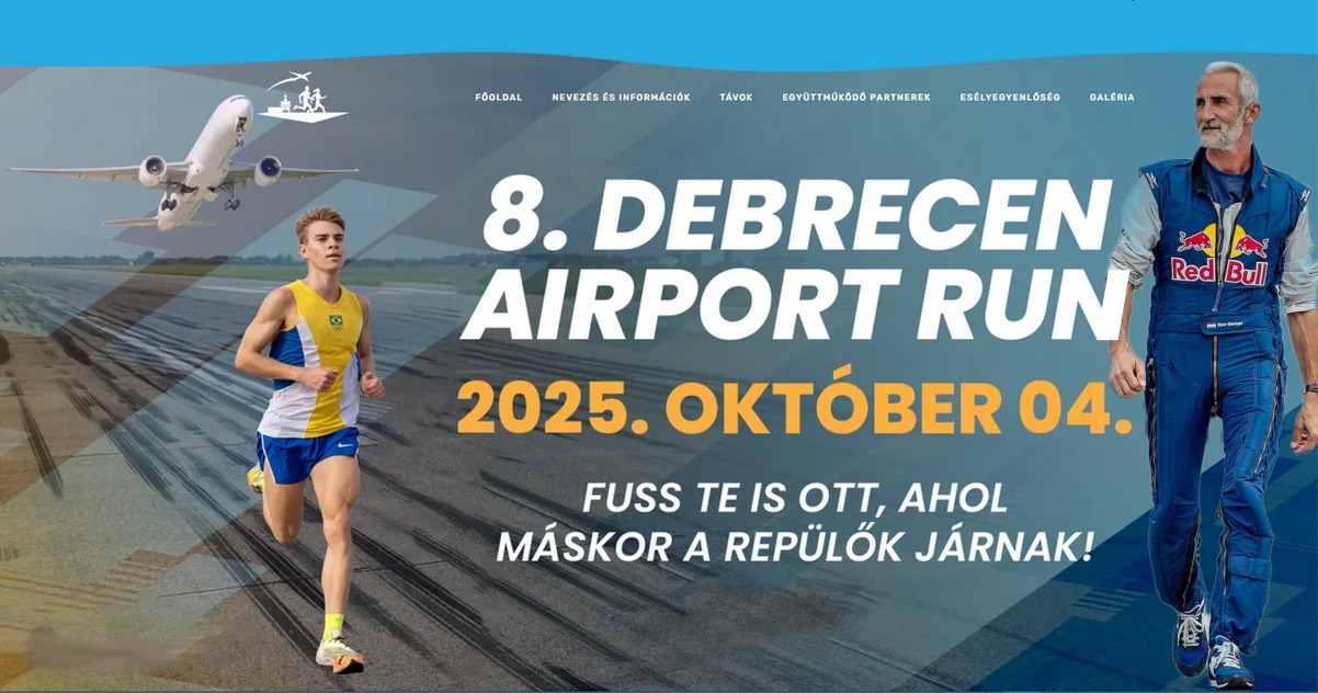Debrecen Wiz Air Airport Run 2025 - Besenyei Péter