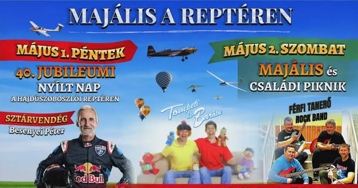 Repülőtéri majális Hajdúszoboszlón - Besenyei Péter