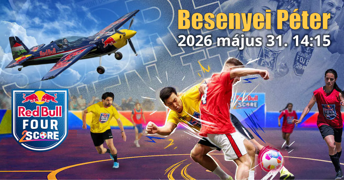 Besenyei Péter légibemutató - Red Bull Four 2 Score - 2026.05.31.