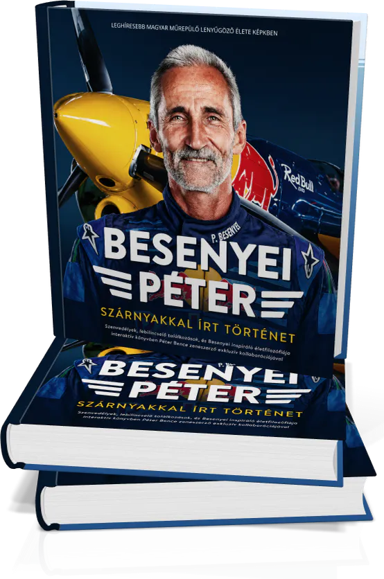 Besenyei Péter - Szárnyakkal írt történet életrajzi könyv